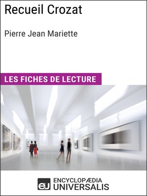 cover image of Recueil Crozat de Pierre Jean Mariette